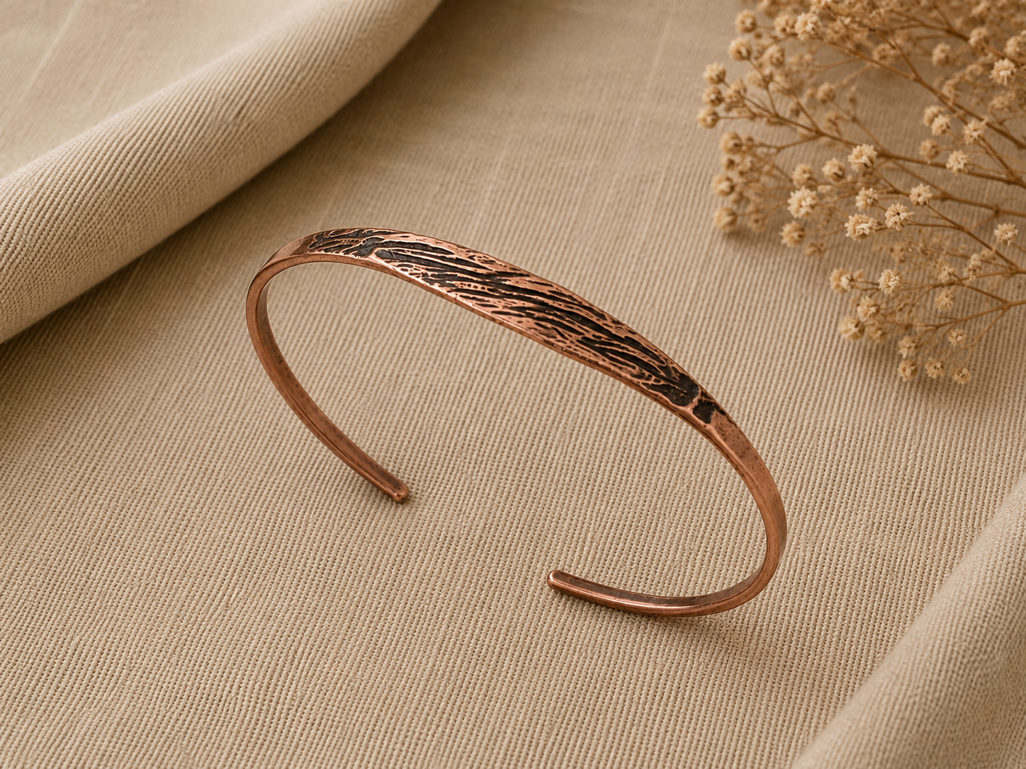 Handmade Copper Bracelet for Men – A Design Drawing Its Strength from Simplicity